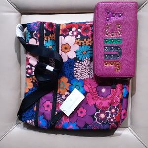 Vera Bradley crossbody purse free Juicy Couture wallet.